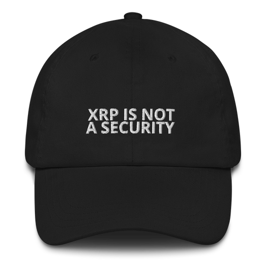 XRP NOT A SECURITY Hat