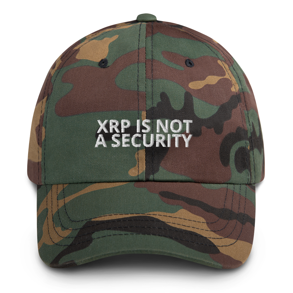 XRP NOT A SECURITY Hat